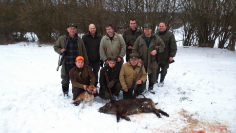 Obeznávka na sněhu Jistebnice